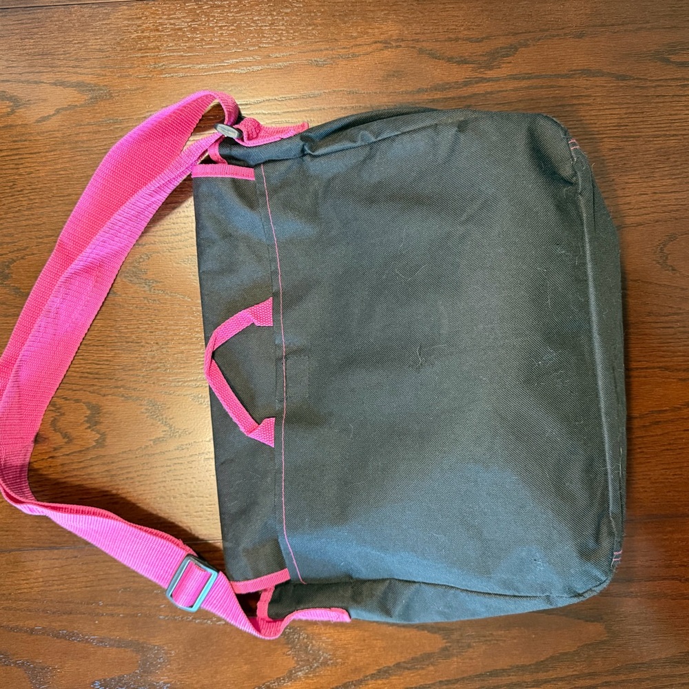 VTG rare HTF y2k 2000s preloved iCarly Pink & Black Messenger Bag - Picture 5 of 9